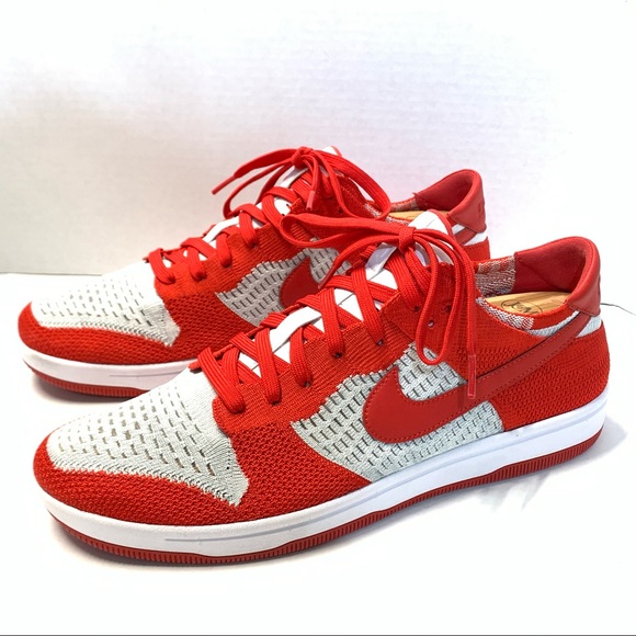 nike dunk low flyknit red